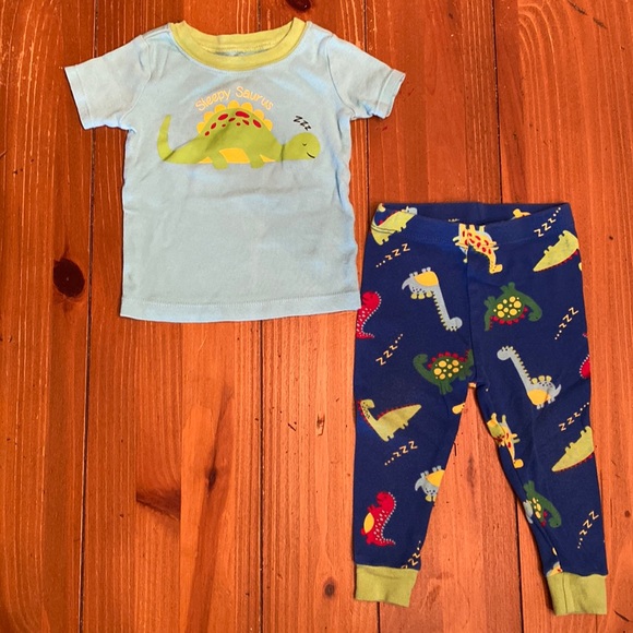 👶🏻 4/$10 Wonder nation baby boy pajama set 12M